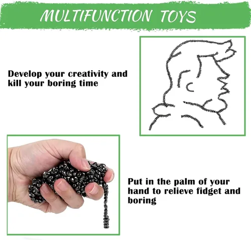 Miniatura 7 de 550 piezas de juguetes fidget para adultos, juguetes sensoriales, juguetes fidget de escritorio para aliviar el estrés/ansiedad en la oficina