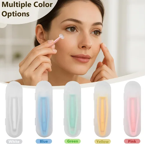 Miniatura 3 de Juego de herramientas de aplicador y removedor de lentes de contacto colorido portátil - Kit de pinzas de punta suave con estuche para lentes duras