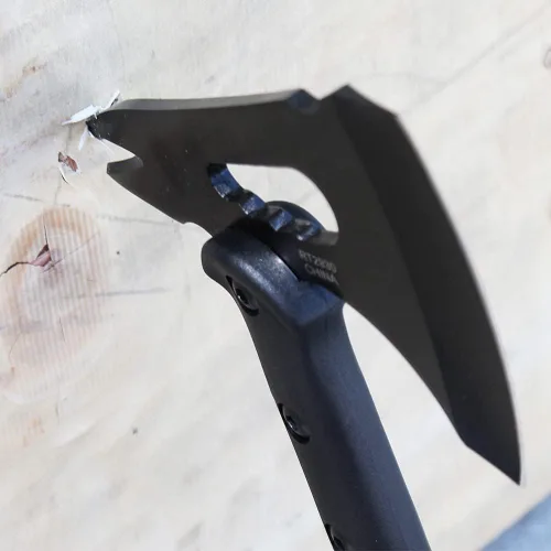 Miniatura 4 de Rtek Hacha táctica Tomahawk con punta de garra de 16.75 pulgadas, herramienta de hacha de supervivencia ligera con funda