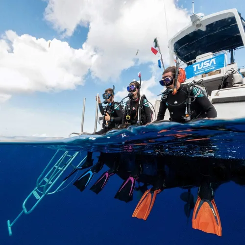 Miniatura 7 de TUSA SP-0101 Hyperdry Elite II - Tubo de snorkel para buceo Scuba