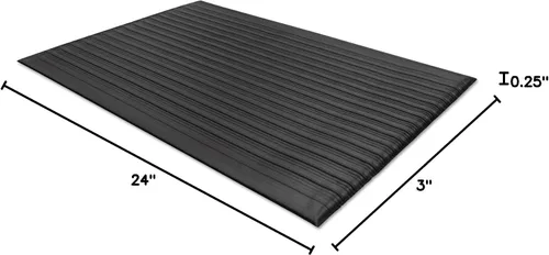 Miniatura 8 de Guardian Air Step - Tapete antifatiga para piso, vinilo, 2 x 3 pies, negro, reduce la fatiga y las molestias, se puede cortar fácilmente