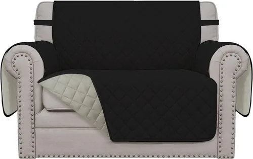 Miniatura 170 de Easy-Going - Funda para sofá, futón y sillón sin reposabrazos, reversible, resistente al agua, para mascotas y niños (azul oscuro/azul claro)