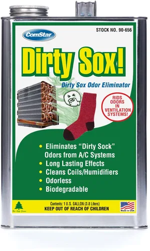 Dirty Sox, pequeño sistema de aire acondicionado neutralizador de olores y limpiador con un potente spray que elimina la suciedad, la suciedad, la