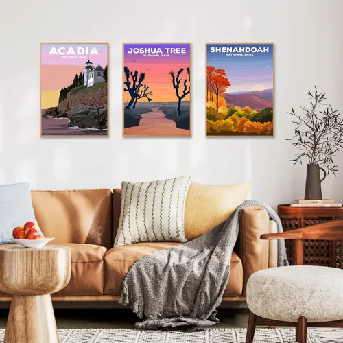Miniatura 9 de Okarina Paquete de 6 pinturas por números para adultos principiantes, kits de pintura por números para adultos en lienzo sin marco, kits de pintura