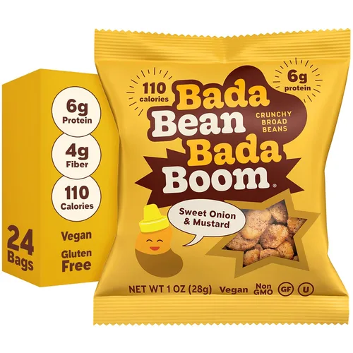 Miniatura 9 de Enlightened Bada Bean Bada Boom - Proteína a base de plantas, libre de gluten, vegana, crujientes y tostadas (habas), 110 calorías por porción