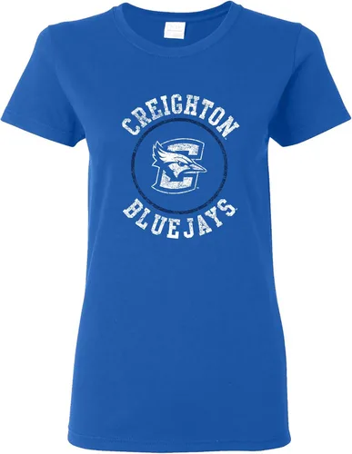 Miniatura 6 de NCAA - Camiseta para mujer, diseño de círculo envejecido, color del equipo, universidad