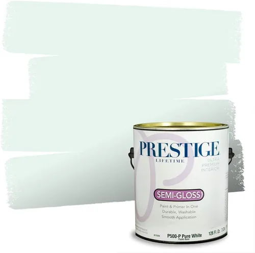 Miniatura 132 de PRESTIGE Pintura interior e imprimación en uno, salpicaduras acuosas, cáscara de huevo, 1 galón