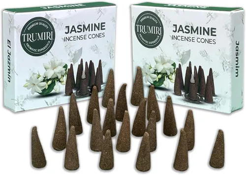 Miniatura 72 de TRUMIRI Incienso ámbar – Paquete de 20 conos (2 x 10) – Incienso de cono perfumado