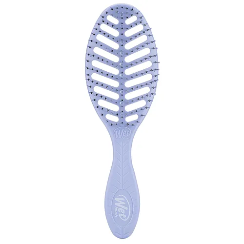 Wet Brush Go Green Speed Dry - Cepillo de diseño ventilado y cerdas ultrasuaves HeatFlex, mango ergonómico, para cabello enredado e incontrolable,