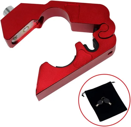 Miniatura 2 de Xboken - Cerradura de motocicleta antirrobo, resistente, cerraduras de seguridad ajustables para manillar del acelerador y freno, cerraduras