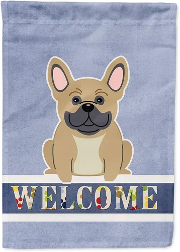 Miniatura 258 de Caroline's Treasures BB5622GF Airedale - Bandera de bienvenida para jardín, bandera decorativa para patio, exteriores, patio, parterres