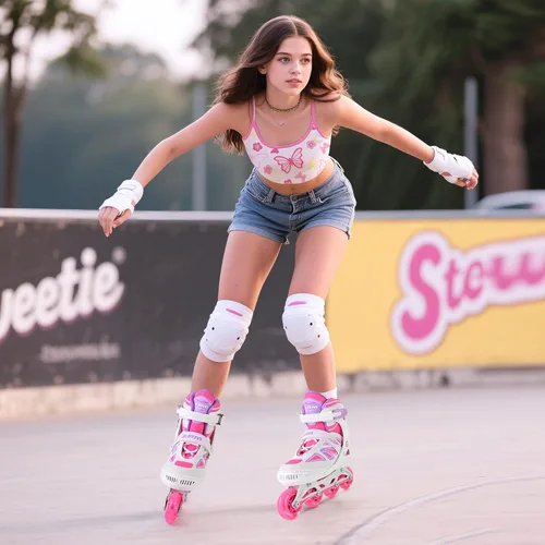 Miniatura 12 de 2PM SPORTS Vinal - Patines en línea ajustables intermitentes para niñas, todas las ruedas se iluminan, divertidos patines iluminadores para niños