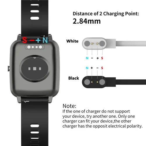 Miniatura 2 de Cable de carga compatible con Nemheng Smart Watch Charger N33 / N22 / Y33 / Y33E cable USB de repuesto magnético portátil para cable de carga