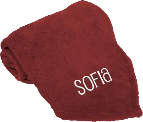 Miniatura 13 de Threadart Manta personalizada bordada con nombre súper suave y ultrasuave, manta de forro polar de 50 x 60 pulgadas, bordado personalizado incluido