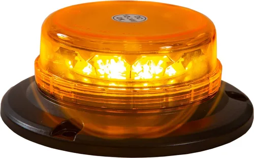 Buyers Products SL550ALP Luz de Baliza de Advertencia LED de Perfil Bajo, 6"x2", Montaje Permanente y Magnético, Enchufe de Alimentación Auxiliar,