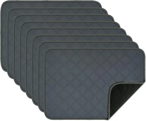Miniatura 23 de RIOUSSI Almohadillas lavables para orina de perros, reutilizables, absorbentes, a prueba de fugas, antideslizantes, para entrenamiento de orinal