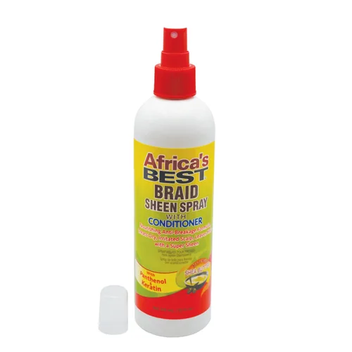 Miniatura 4 de Africa's Best Braid Sheen Spray con acondicionador, 12 onzas, verde, 1-102-12-1243-01