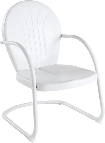 Miniatura 20 de Crosley Furniture CO1001A-AQ Griffith - Silla retro de exterior, de metal