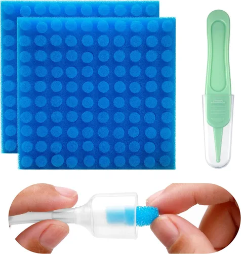 Paquete de 200 filtros higiénicos de aspirador nasal de alta calidad, repuesto para filtros de aspirador nasal de bebé, sin BPA, ftalatos y látex,