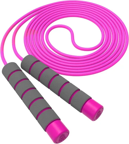 Miniatura 10 de Cuerda de saltar para niños, cuerda de saltar para niños, cuerda de saltar suave ajustable, cuerda de saltar para niños pequeños con asas de espuma