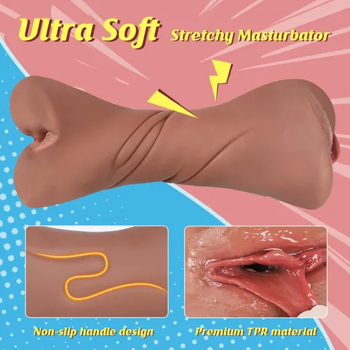 Miniatura 4 de Juguetes sexuales de bolsillo para hombres, 7.5 pulgadas de profundidad, muñecas sexuales realistas para hombres con vagina carnosa ultra suave
