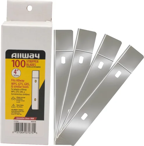Miniatura 5 de ALLWAY GTS-G Rascador de vidrio y azulejos de agarre suave con protector de hoja a presión, 4 pulgadas