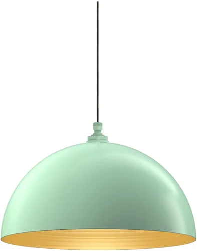 Miniatura 57 de Steel Lighting Co. Melrose - Lámpara colgante Montada en el techo Cúpula redonda de 18 pulgadas Estilo moderno contemporáneo de granja