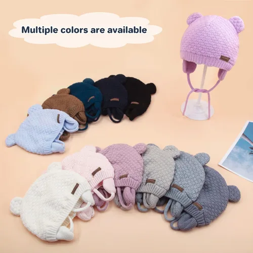 Miniatura 6 de Duoyeree - Gorro de punto para bebé