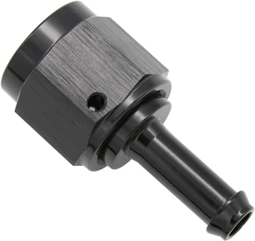 Miniatura 3 de Recta 6AN hembra giratoria a 1/4 "empuje en manguera adaptador de montaje de púas aluminio negro