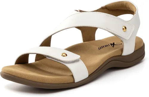 Miniatura 9 de Athlefit Sandalias ortopédicas cómodas para mujer con soporte de arco ajustable para caminar sandalias ortopédicas casuales