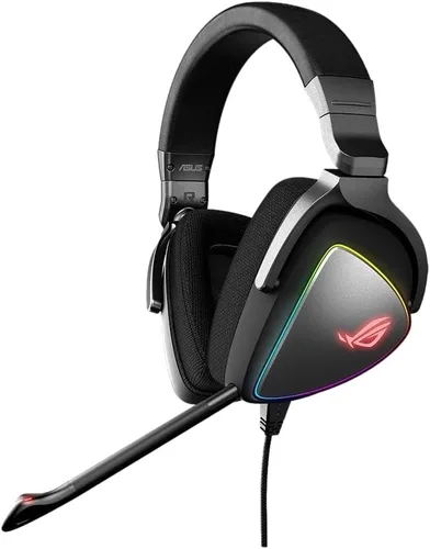Miniatura 11 de ASUS Auriculares RGB ROG Delta Hi-Res ESS Quad-DAC, efecto de iluminación circular RBG Conector USB-C para PC, consolas y juegos móviles