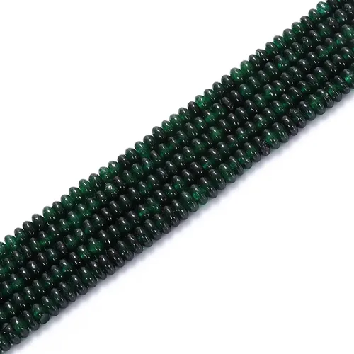 Miniatura 23 de JM Design 0.197x0.315 in Tanzanita Color teñido Jade Suave Rondelle Collar Cuentas para Pulseras Joyería Fabricación Jade teñido de color tanzanita