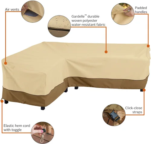 Miniatura 5 de Classic Accessories 55-882-011501-RT - Funda de sofá para patio