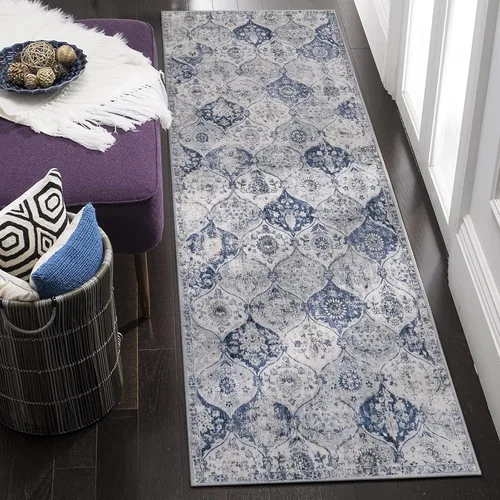 Miniatura 79 de Lahome - Alfombra de marroquí tejida, alfombra para cocina, pasillo, antideslizante, pasillo para entrada, pasillo de lavadero, dormitorio, 274 x