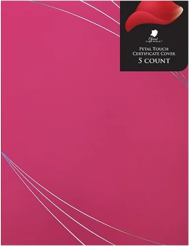 Miniatura 6 de Cosco Petal Touch Premium Certificate Cover, Negro