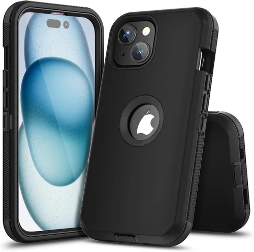 Miniatura 31 de COOYA Funda para iPhone Air de Protección Completa del Cuerpo contra Caídas, Funda Resistente a Prueba de Golpes de 3 Capas, Híbrida de Servicio