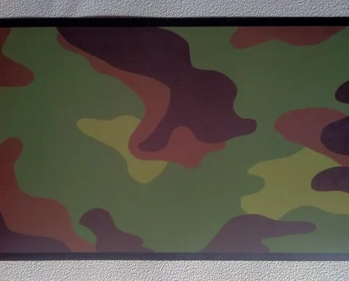 Miniatura 4 de Camuflaje Camo Papel pintado pared frontera - Verde