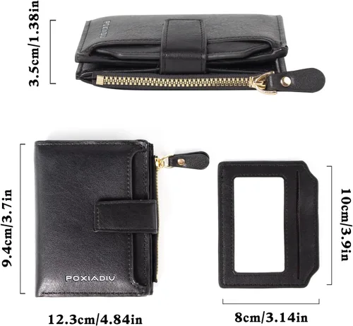 Miniatura 3 de Cartera pequeña, Negro, PU