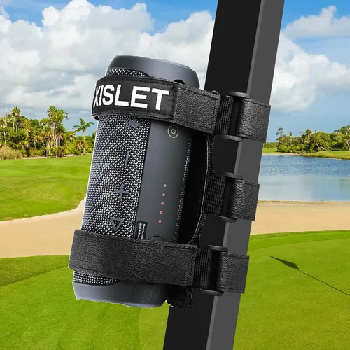 Xislet Soporte de altavoz portátil compatible con accesorios de carrito de golf, carrito de club, EZGO, bicicleta, moto, cuatrimoto, cuatrimoto,