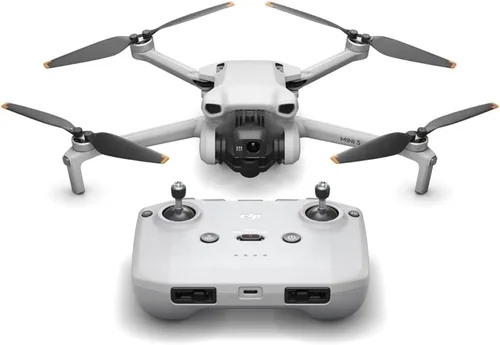 DJI Mini 3, drones con cámara para adultos 4K, tiempo de vuelo de 38 minutos, transmisión de video de hasta 32800 pies (6.2 mi), disparo vertical