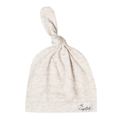 Miniatura 7 de Copper Pearl - gorro de bebé con nudo superior elástico suave