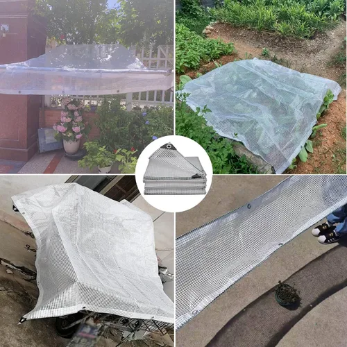 Miniatura 7 de SAGIDAR Cubierta para plantas de invernadero: toldos impermeables para exteriores, gruesa y duradera, el tamaño se puede personalizar, plegable