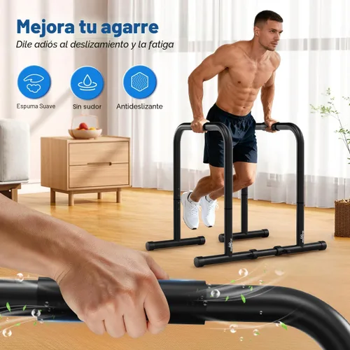 Miniatura 3 de RELIFE REBUILD YOUR LIFE Estación de inmersión funcional, soportes resistentes para fondos, barra de inmersión, estación estabilizadora de barra