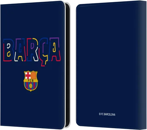 Miniatura 29 de Head Case Designs Funda de piel con licencia oficial del FC Barcelona Barca Crest Graphics compatible con Kindle Paperwhite 5 (2021)
