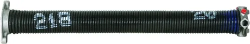 Prime-Line GD 12227 - Muelle de torsión para puerta de garaje, 0.218 pulgadas x 1.75 pulgadas x 20 pulgadas, extremo pintado en azul, viento