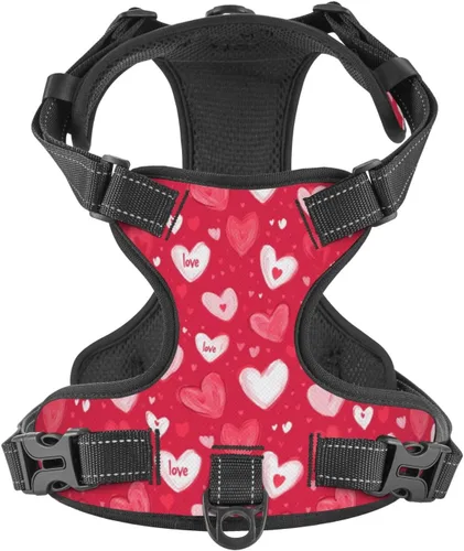 Miniatura 14 de 250th USA Anniversary Reflective Dog Harness No Pull Soft Vest Harness for Small Medium Large Dog Puppy Pets (Small Size)