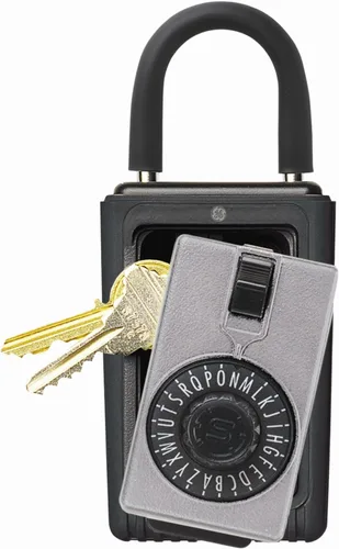 Miniatura 3 de Kidde AccessPoint 00524 caja fuerte portátil, para 3 llaves, con dial giratorio, color negro., 000524