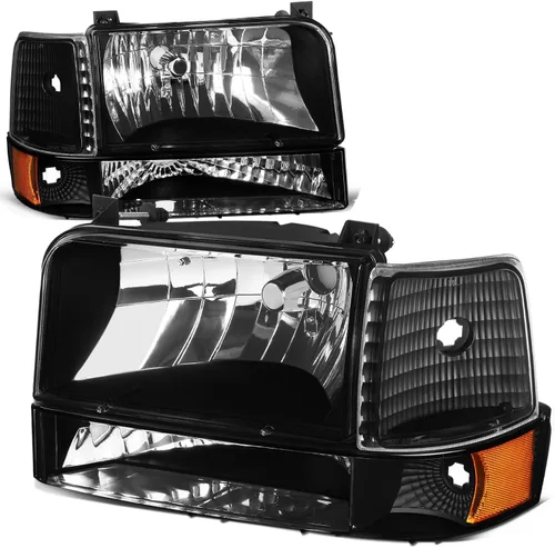 Miniatura 15 de Auto Dynasty Juego de Faros LED DRL 3D y Lámpara de Parachoques Compatible con Ford F-150 F-250 F-350 Bronco 1992-1996, Lado del Conductor