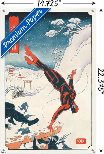 Miniatura 3 de Trends International Marvel Comics Daredevil - Póster de pared Ninja con pasadores