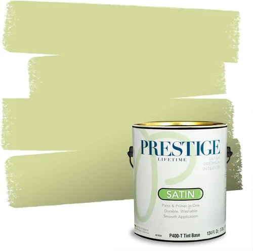 Miniatura 67 de PRESTIGE Pinturas Pintura interior e imprimación en uno, 1 galón, cáscara de huevo, aventura